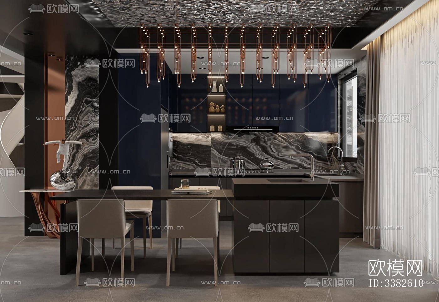 现代别墅效果图下载（渲染图5）