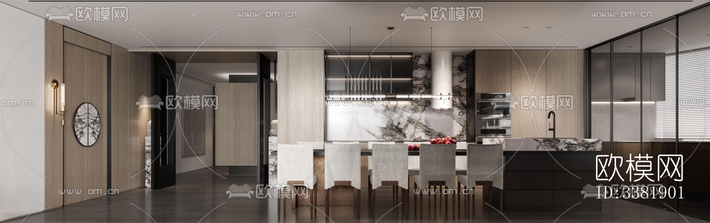 现代别墅效果图下载（渲染图2）