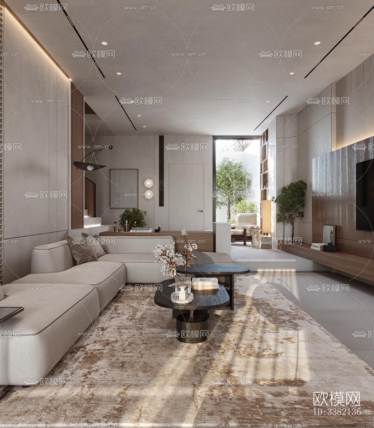 现代别墅效果图下载（渲染图20）