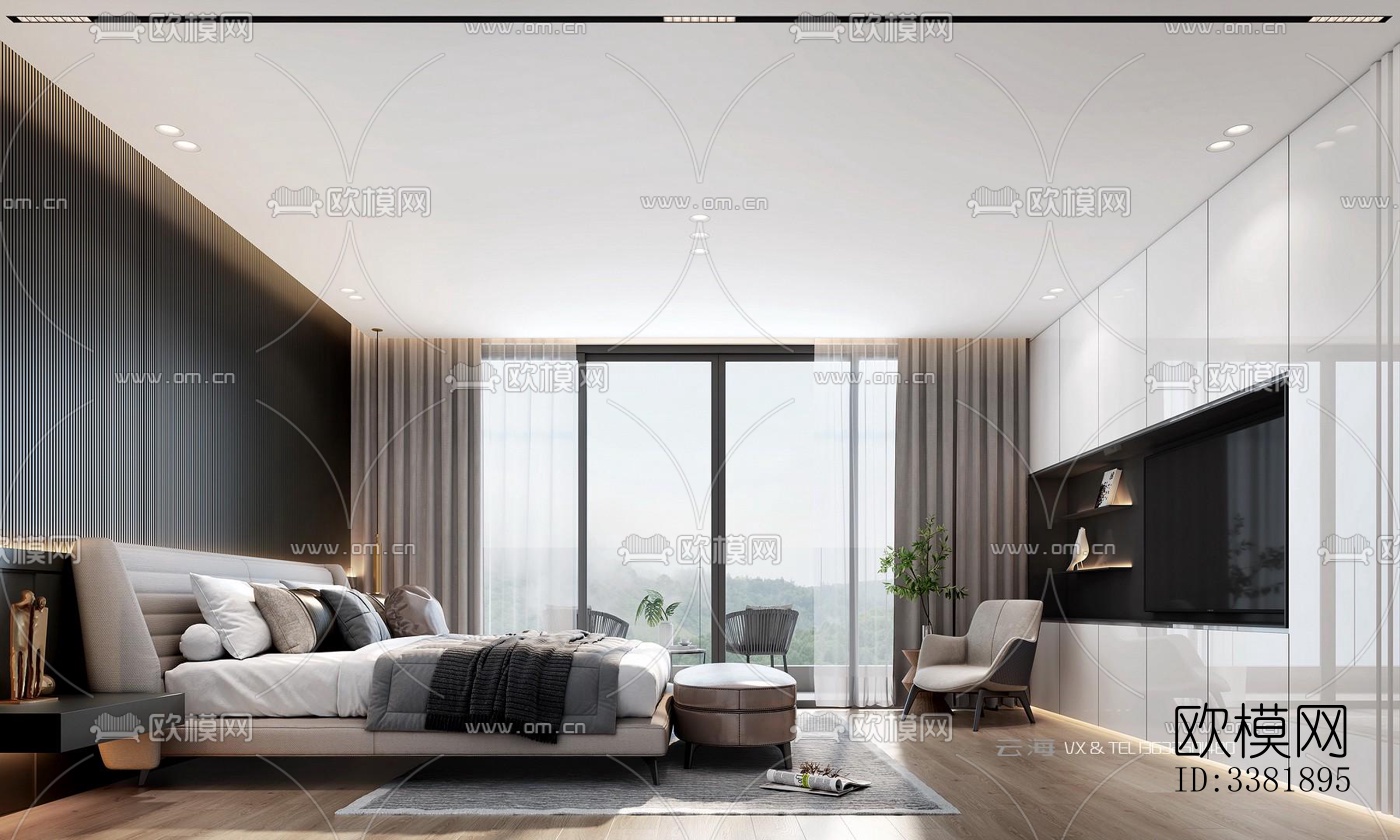 现代别墅效果图下载（渲染图19）