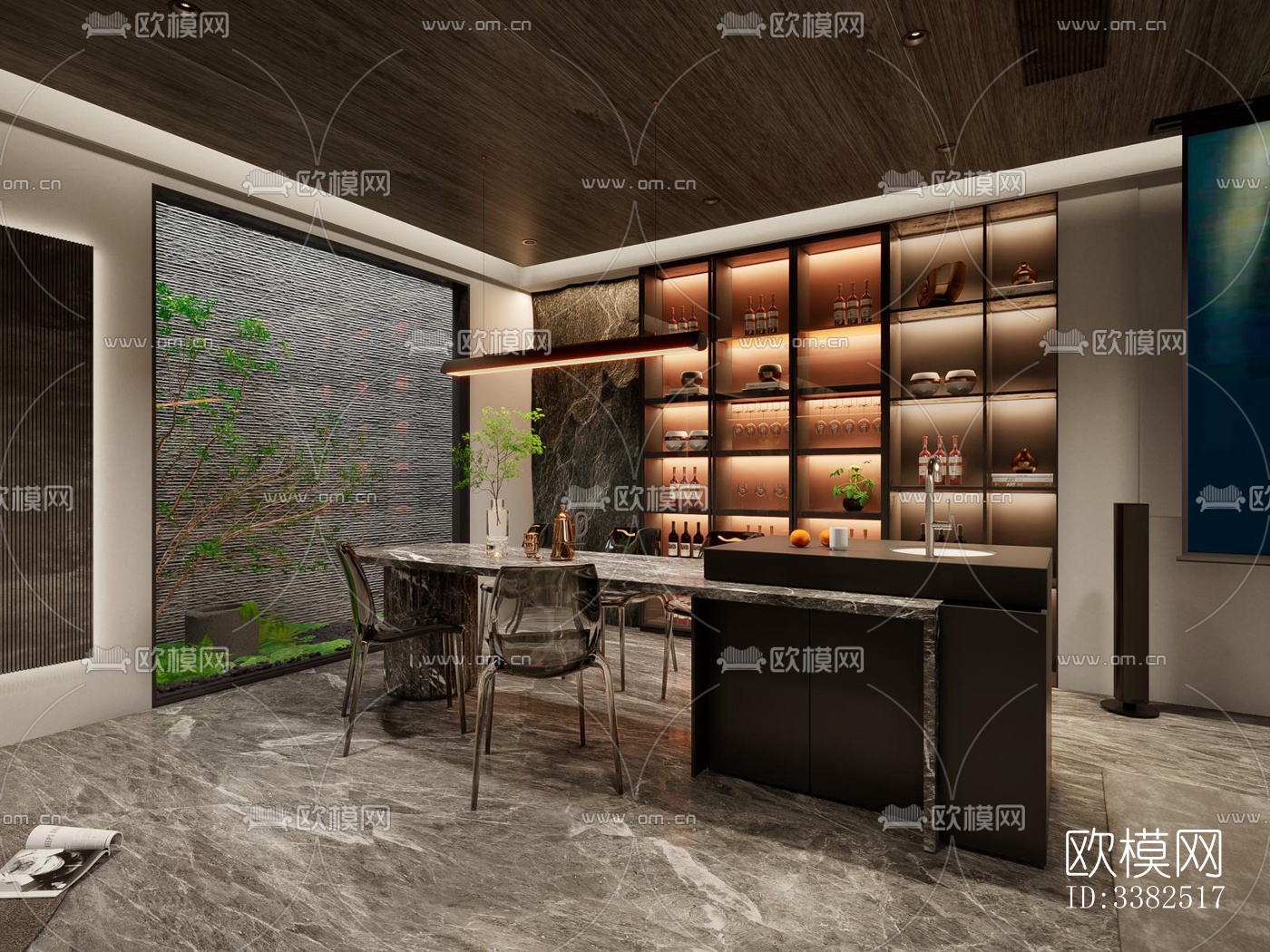 现代别墅效果图下载（渲染图6）