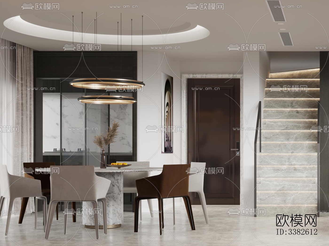 现代别墅效果图下载（渲染图2）