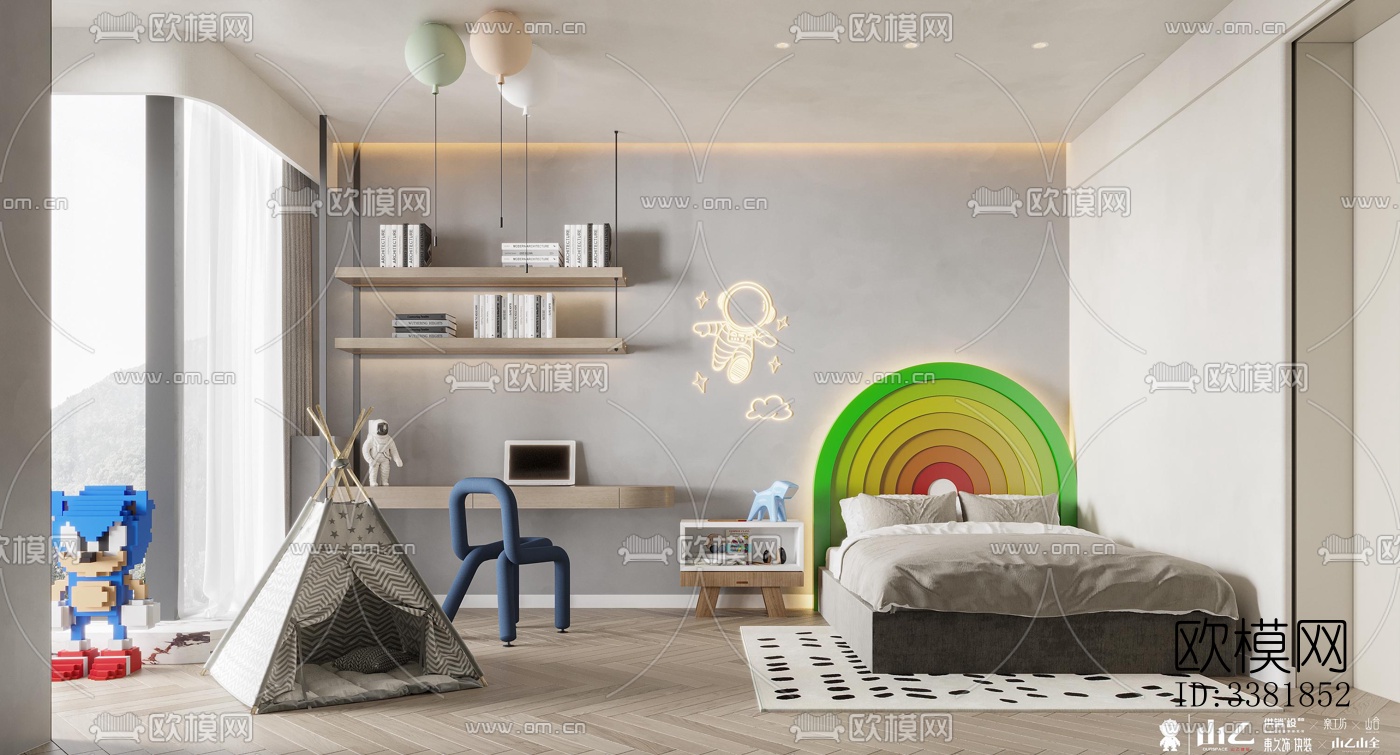 现代别墅效果图下载（渲染图5）