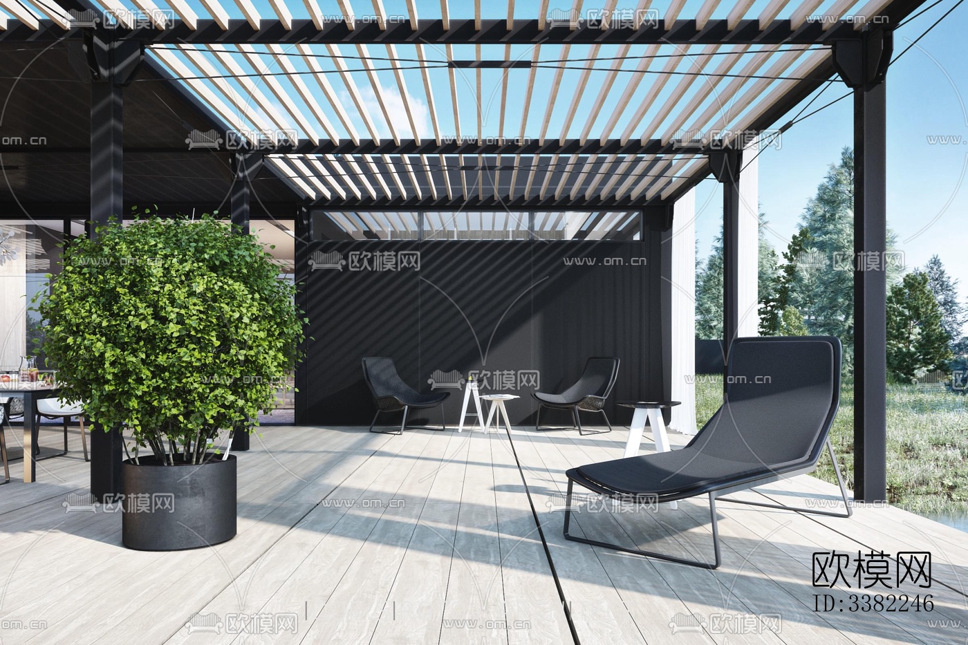 现代别墅效果图下载（渲染图16）