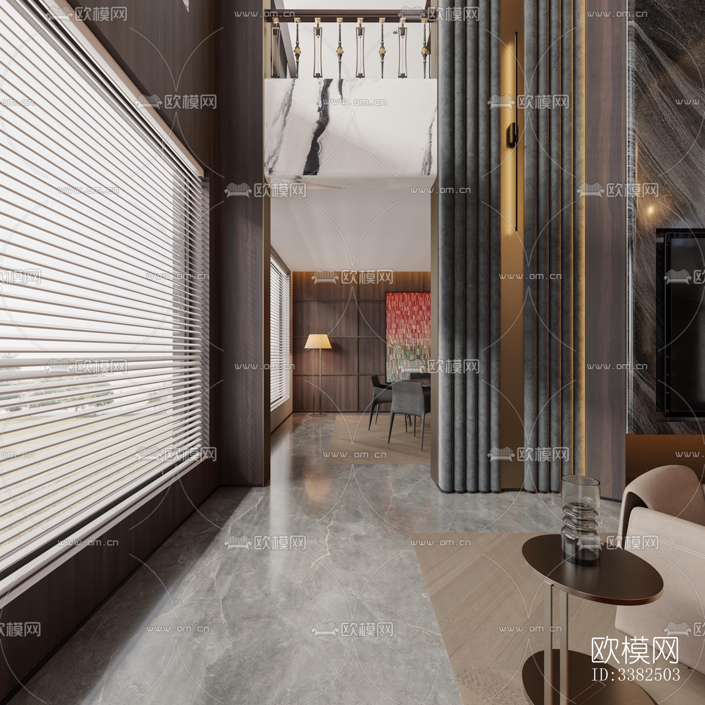 现代别墅效果图下载（渲染图5）