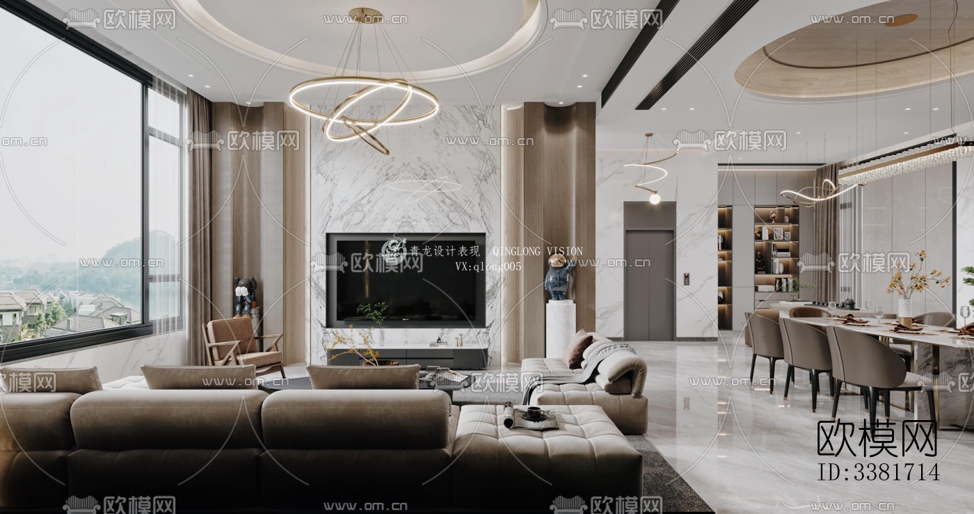 现代别墅效果图下载（渲染图6）