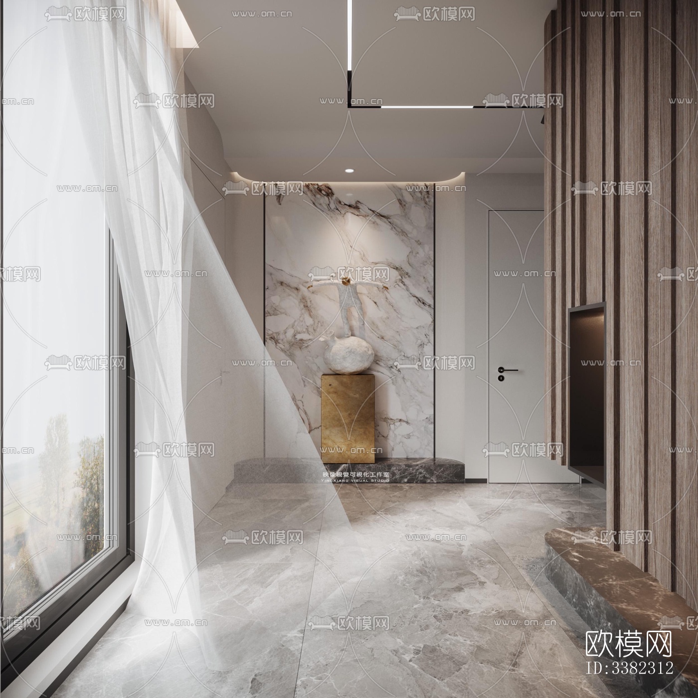 现代别墅效果图下载（渲染图4）