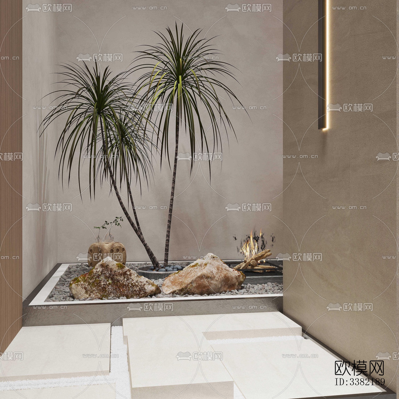 现代别墅效果图下载（渲染图3）