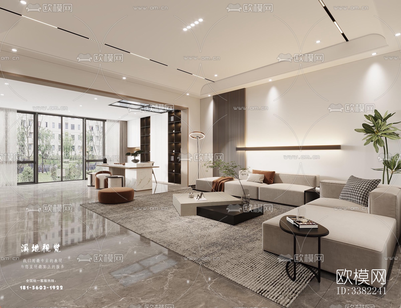 现代别墅效果图下载（渲染图2）