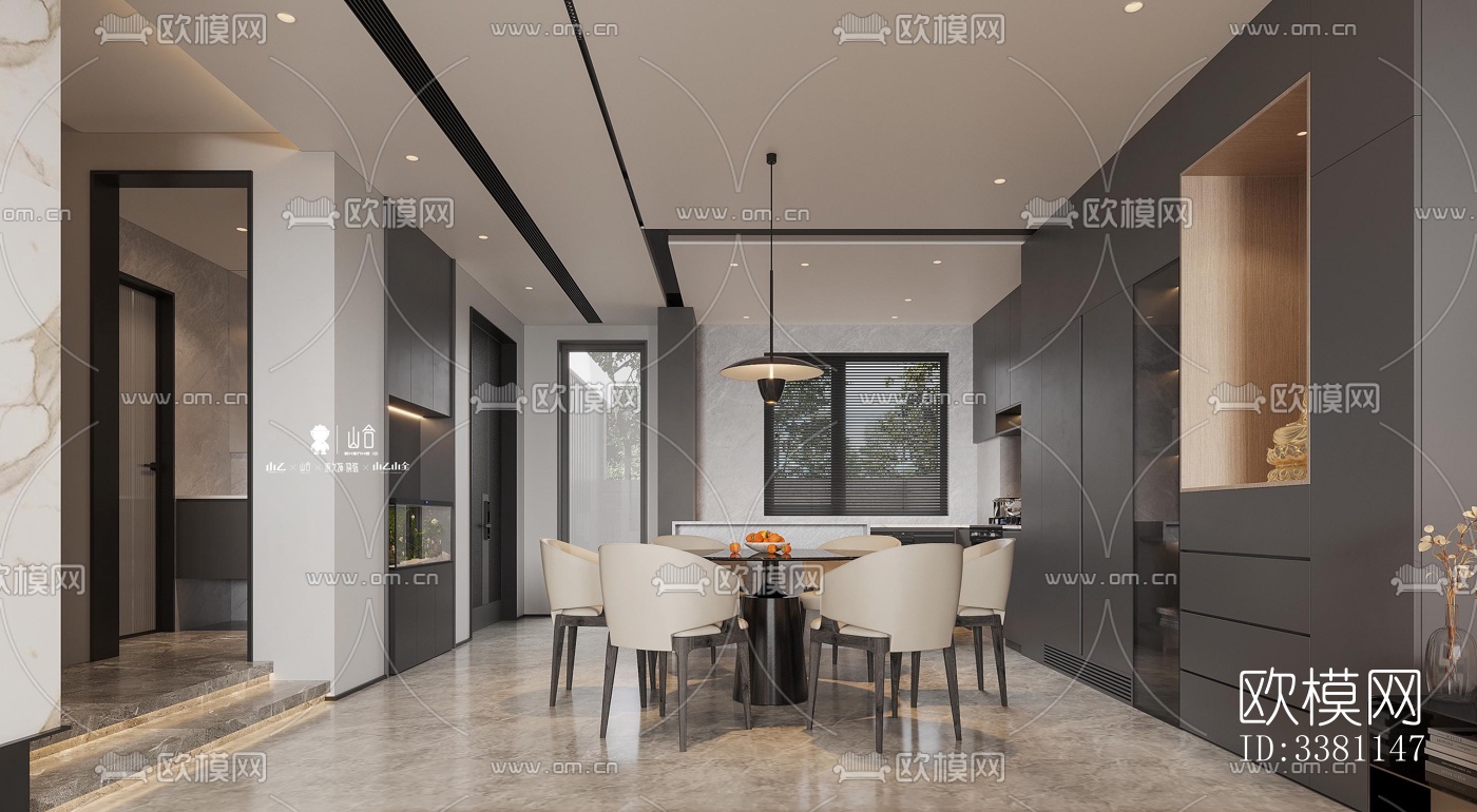 现代别墅效果图下载（渲染图6）