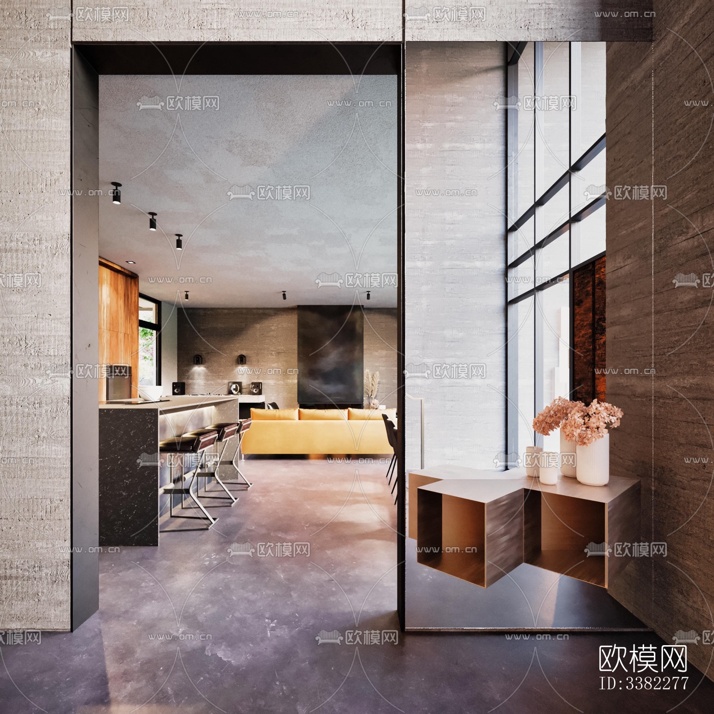 现代别墅效果图下载（渲染图4）