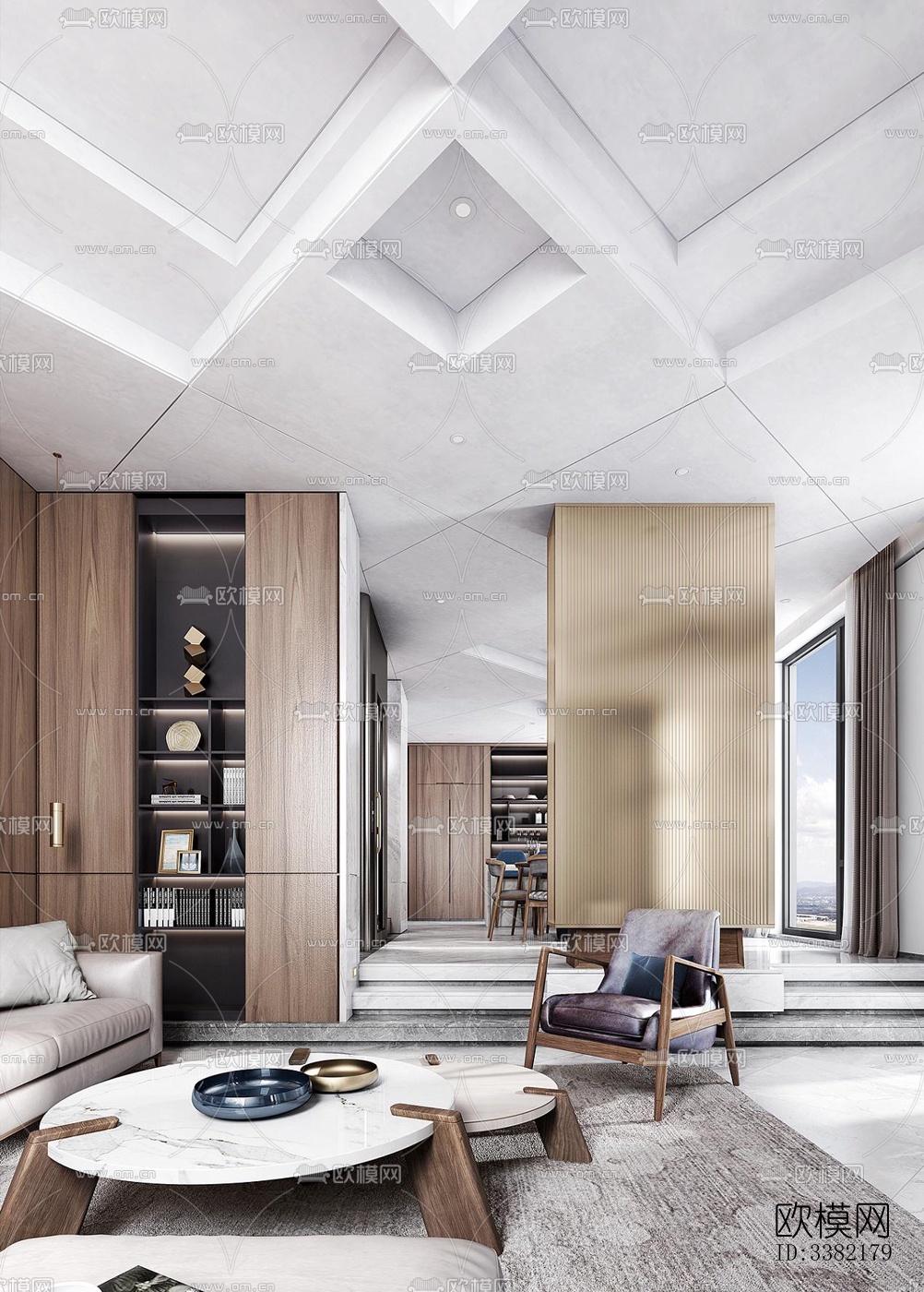 现代别墅效果图下载（渲染图7）