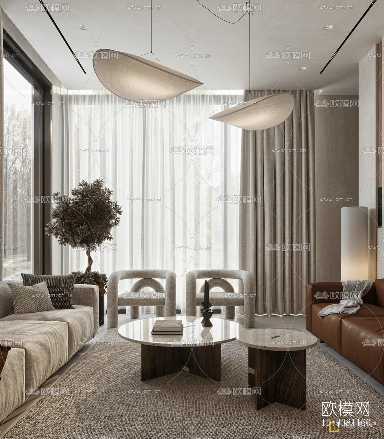 现代别墅效果图下载（渲染图14）