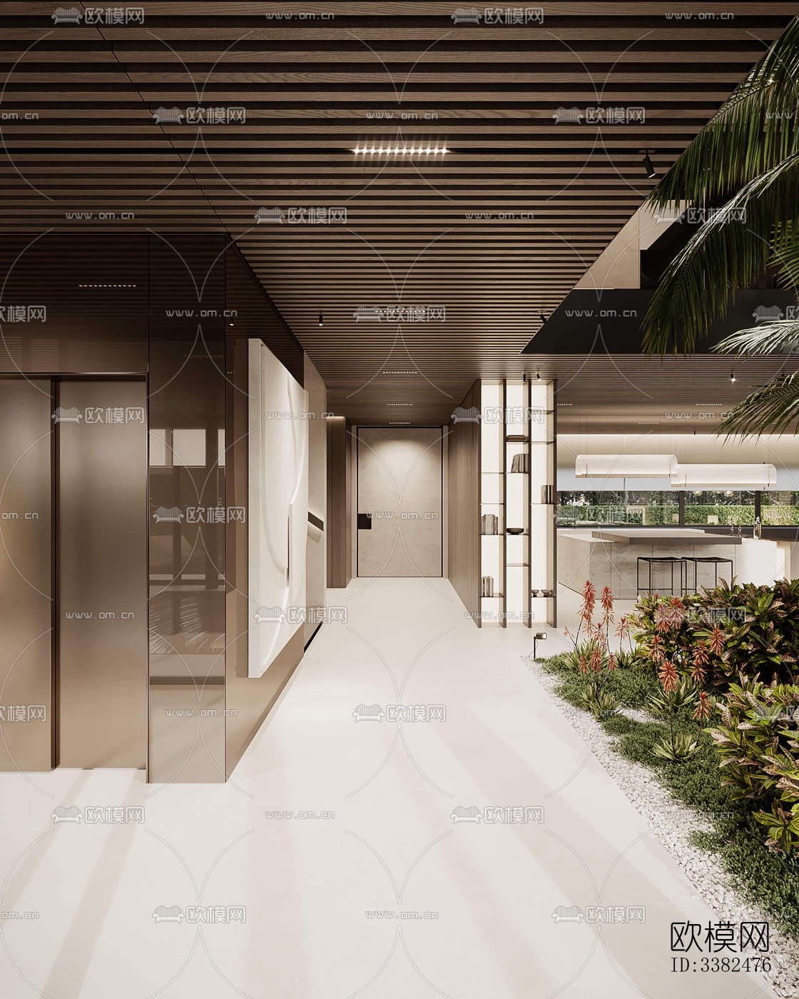 现代别墅效果图下载（渲染图18）