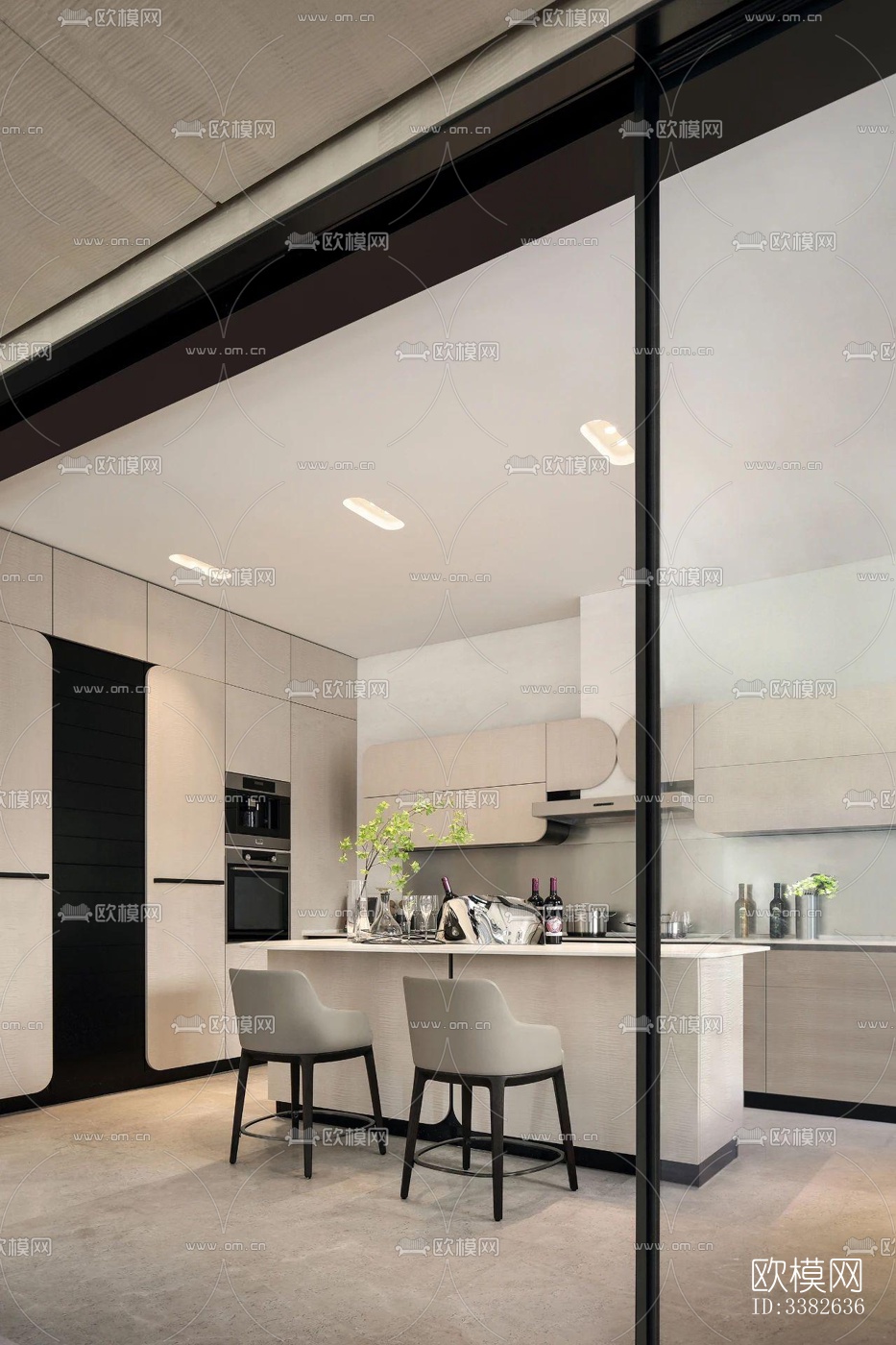 现代别墅效果图下载（渲染图2）