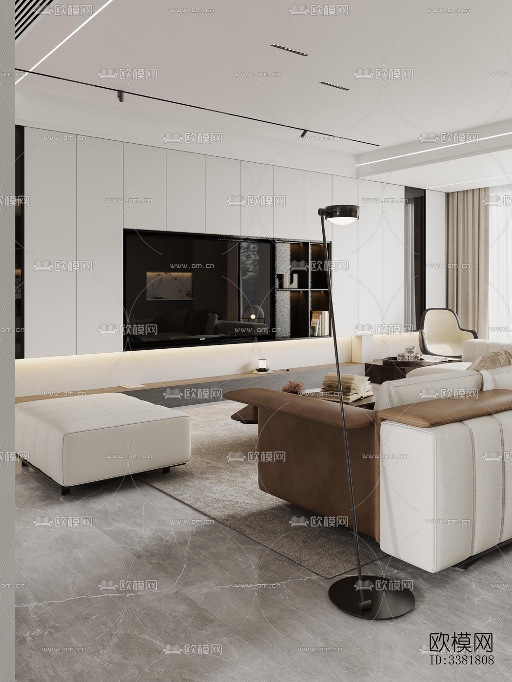 现代别墅效果图下载（渲染图6）