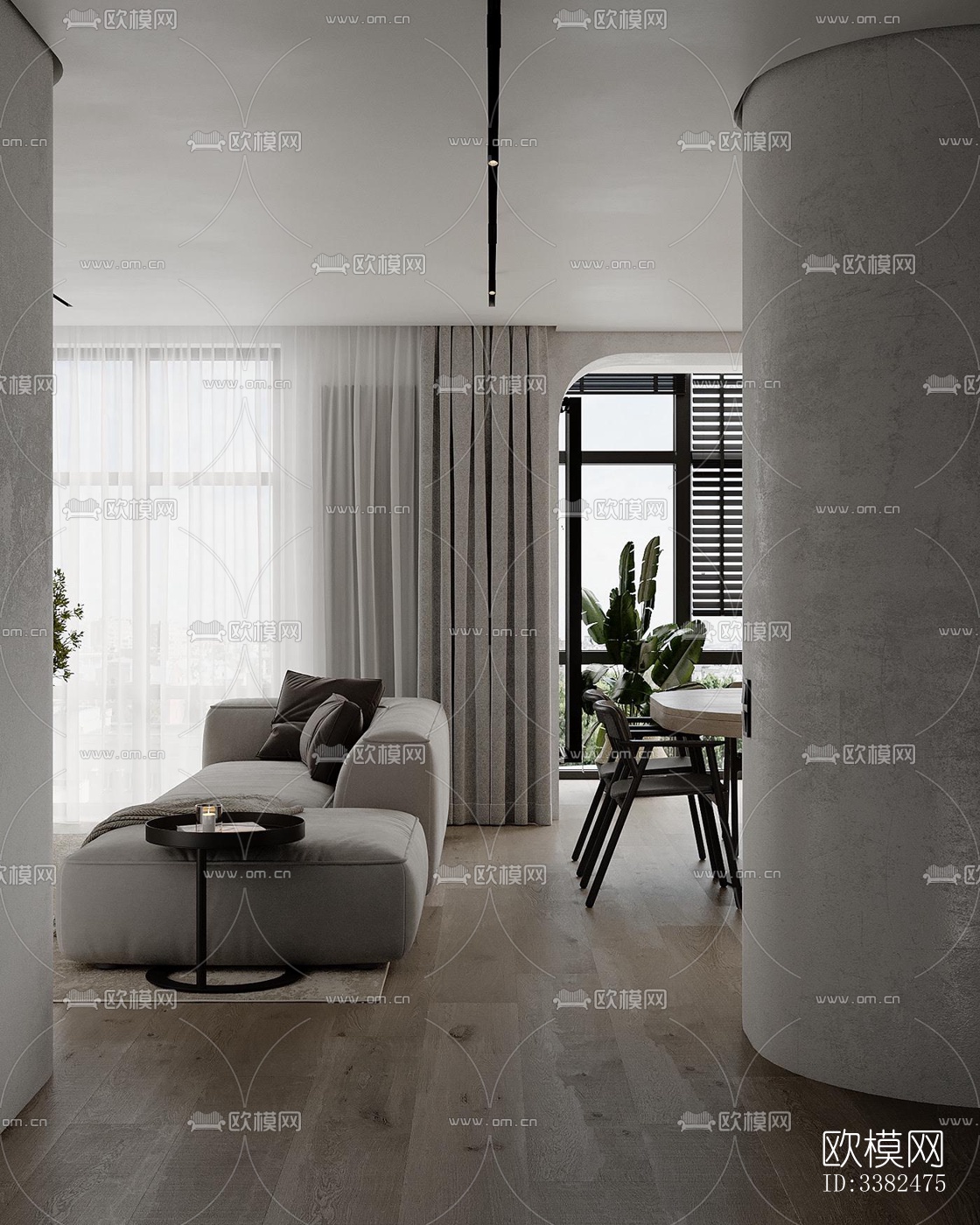 现代别墅效果图下载（渲染图13）