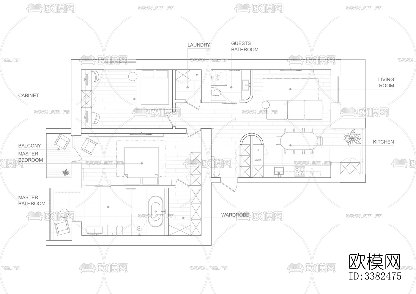 现代别墅效果图下载（渲染图2）