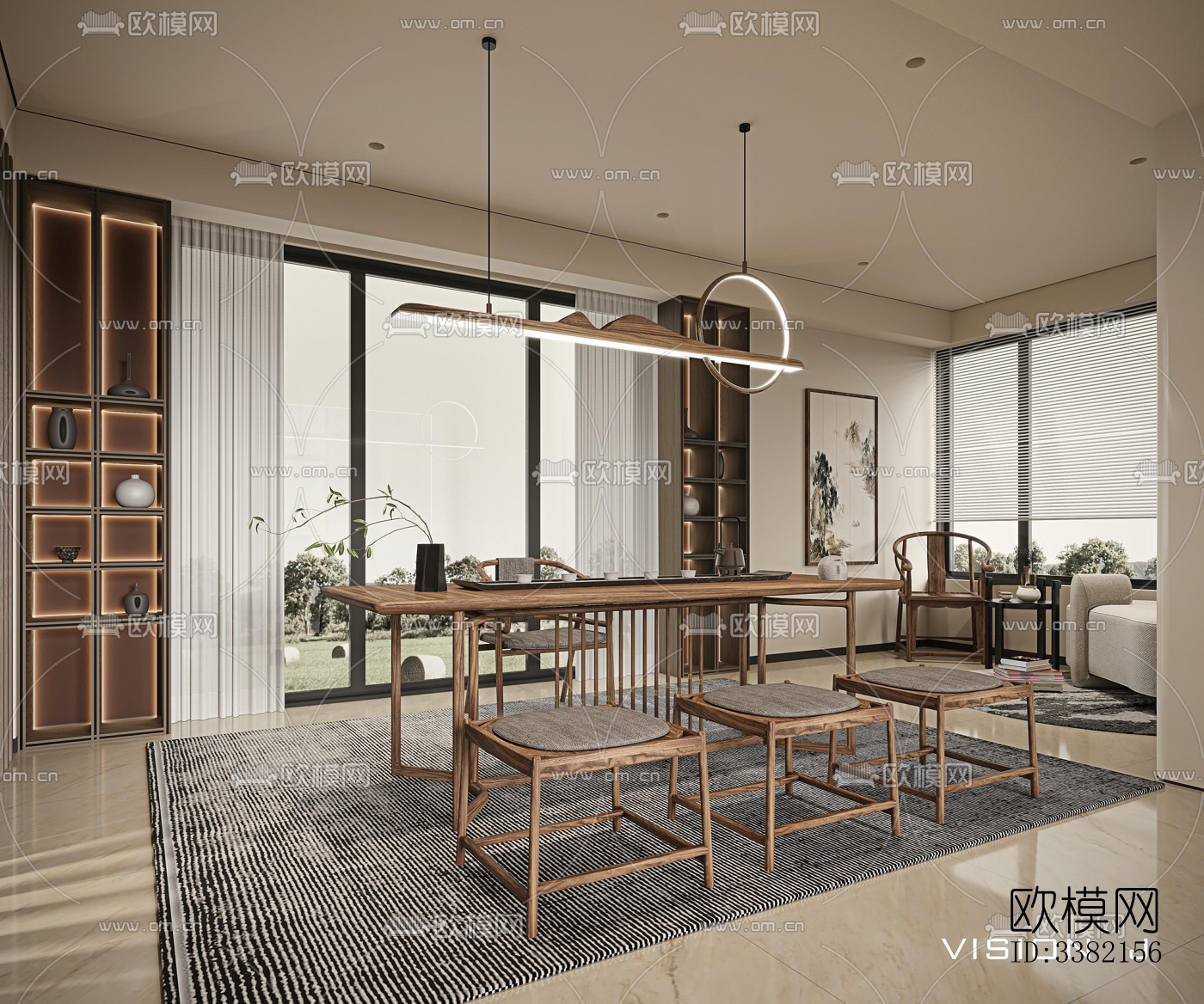 现代别墅效果图下载（渲染图4）