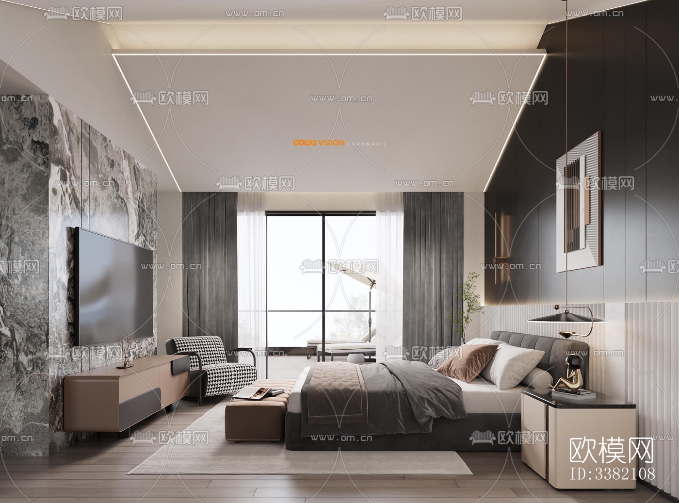 现代别墅效果图下载（渲染图6）