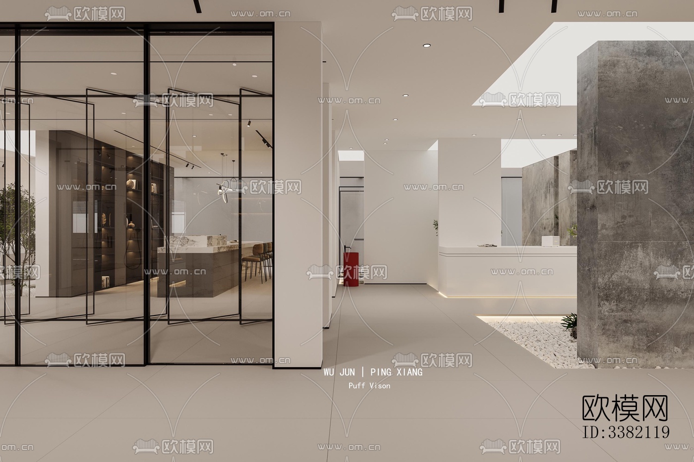 现代别墅效果图下载（渲染图9）