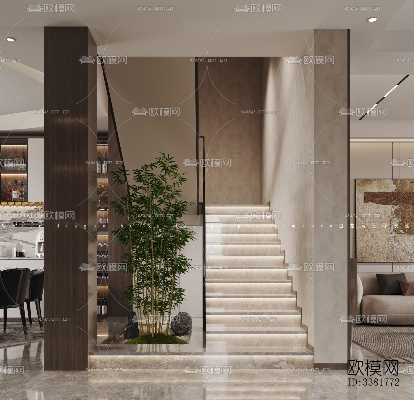 现代别墅效果图下载（渲染图5）