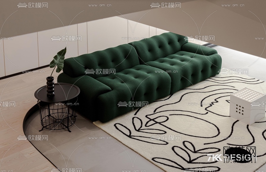 现代别墅效果图下载(渲染图8)