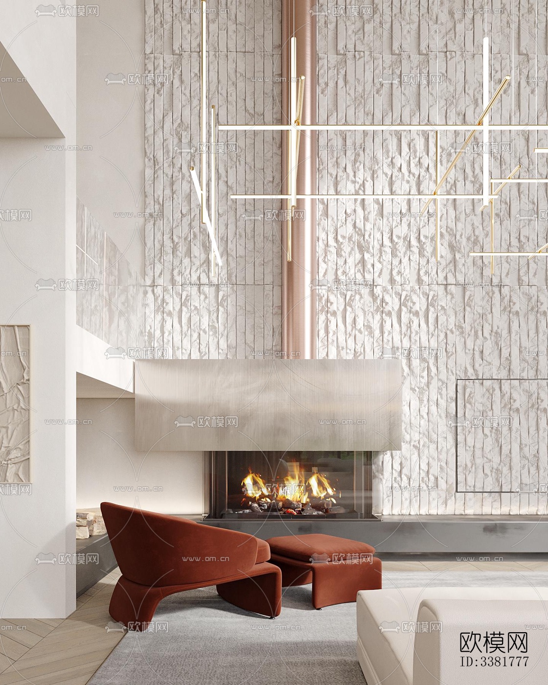 现代别墅效果图下载（渲染图1）