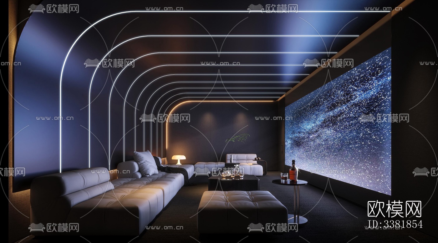 现代别墅效果图下载（渲染图5）