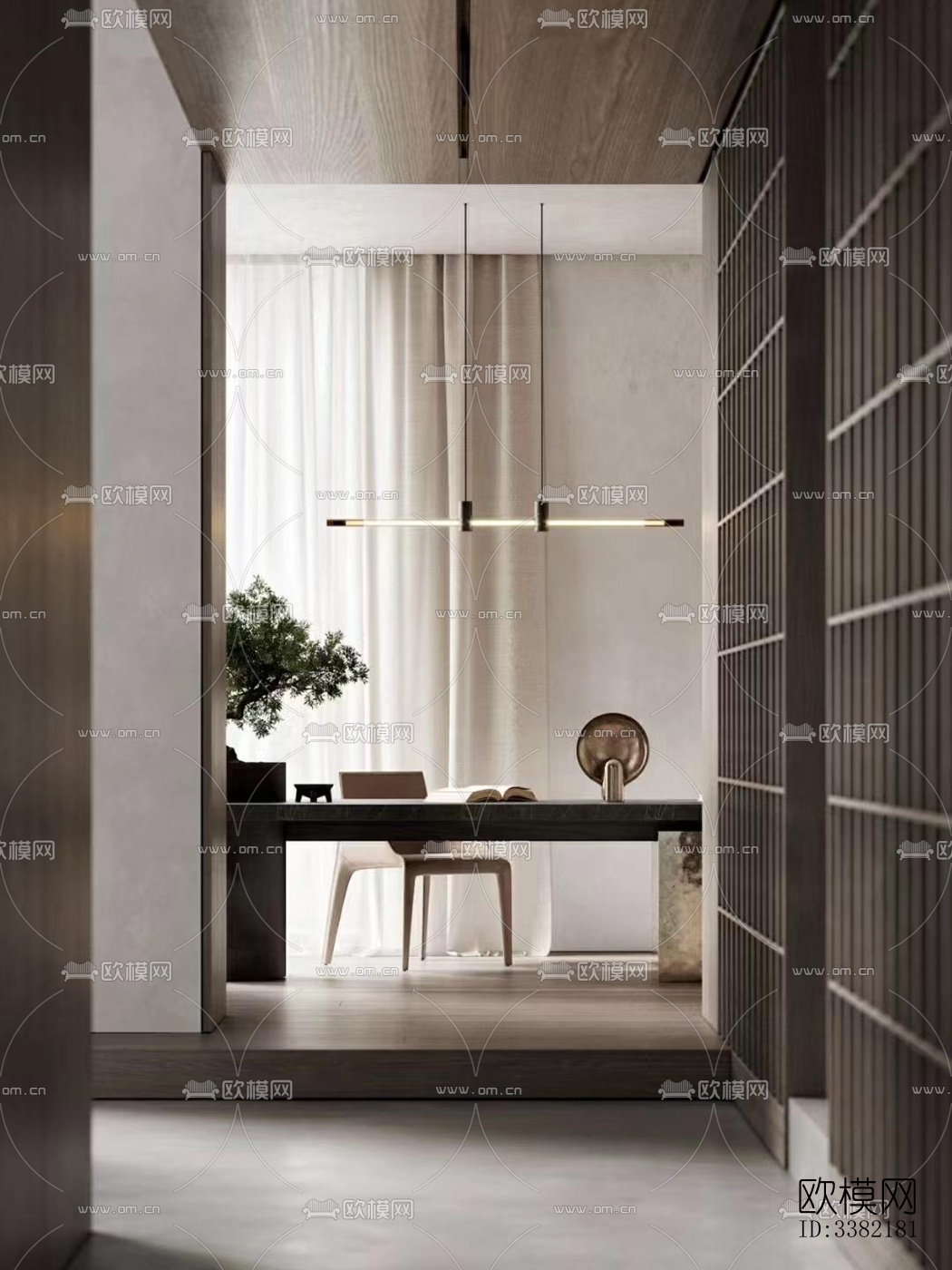 现代别墅效果图下载（渲染图3）