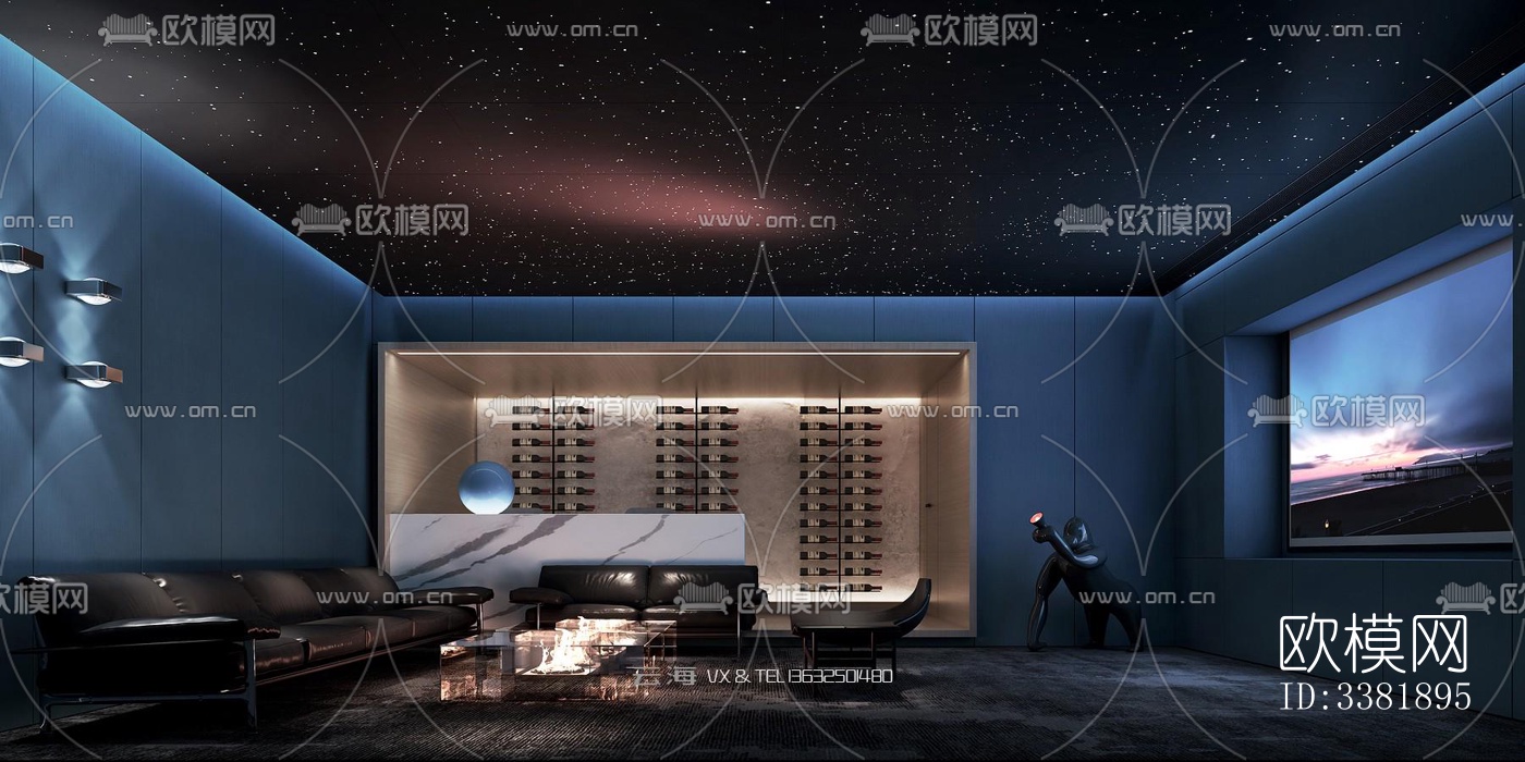 现代别墅效果图下载（渲染图8）