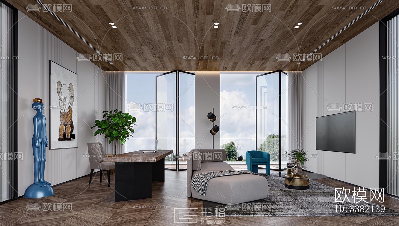 现代别墅效果图下载（渲染图4）