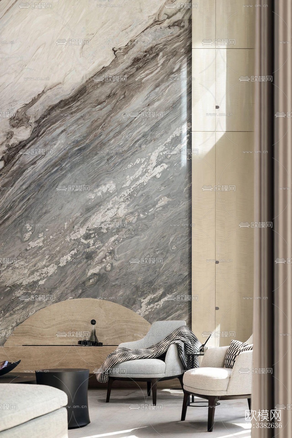 现代别墅效果图下载（渲染图1）