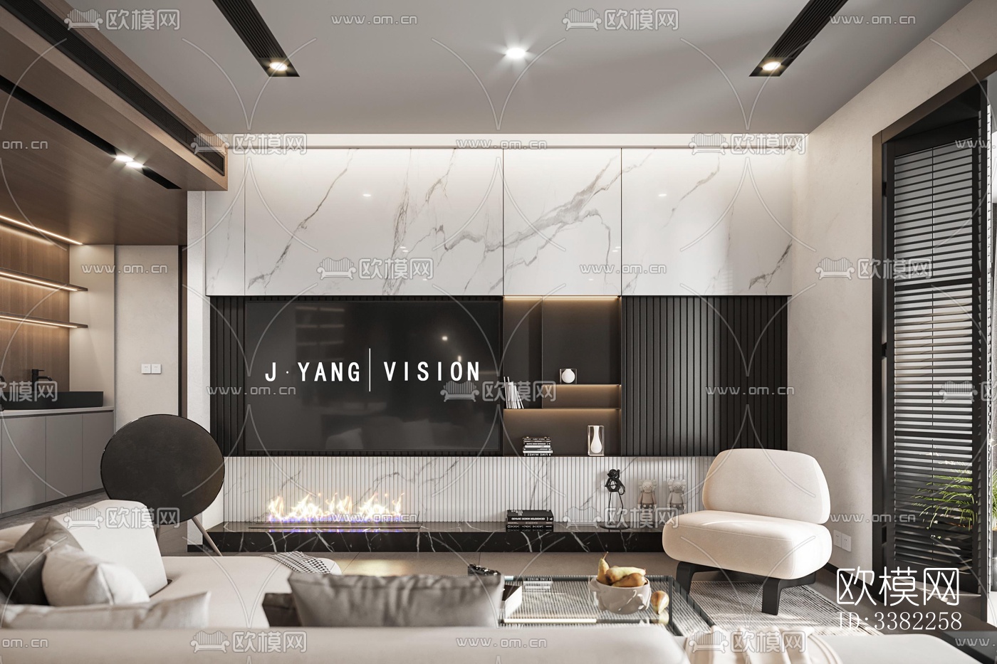 现代别墅效果图下载（渲染图2）