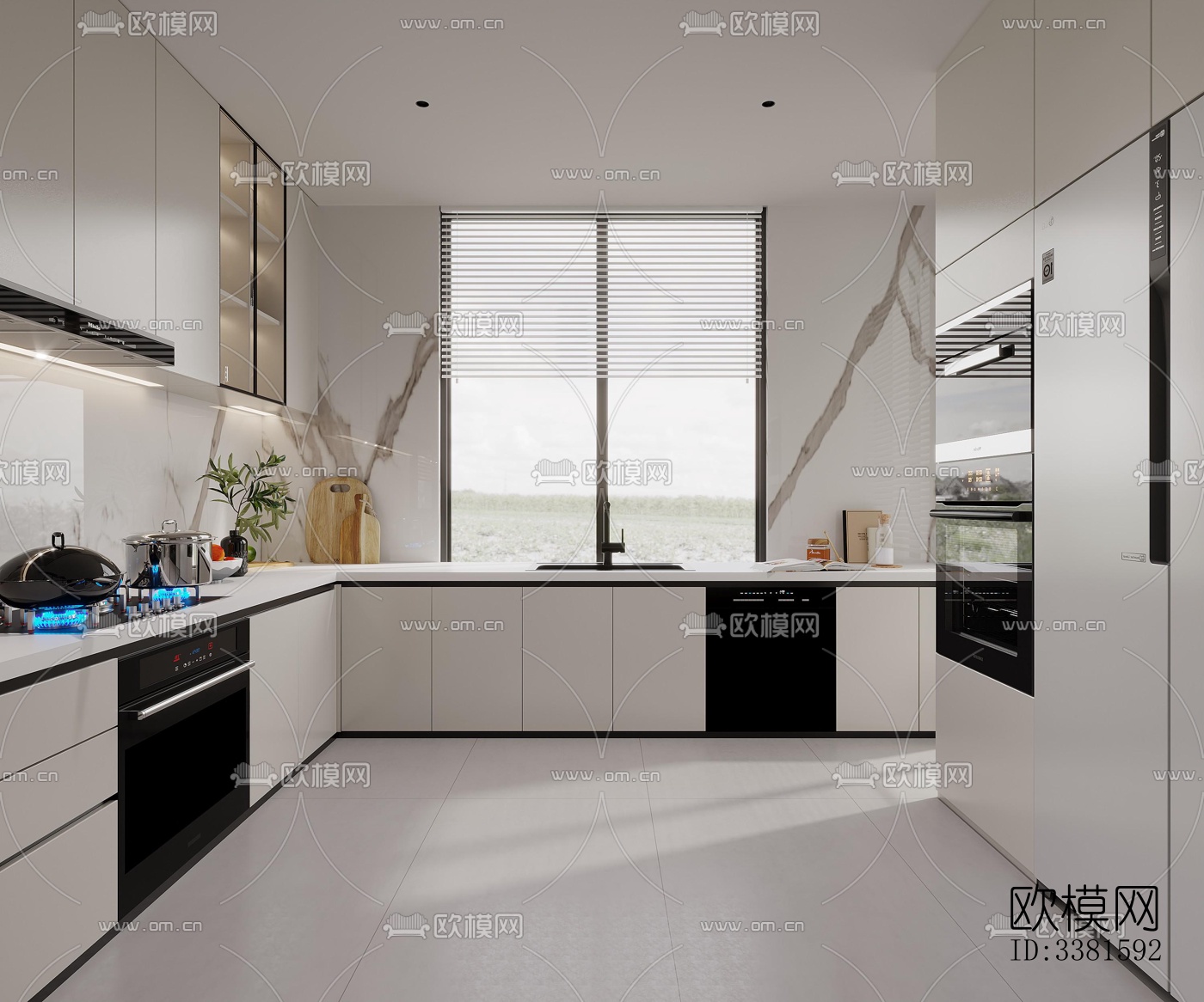 现代别墅效果图下载（渲染图10）