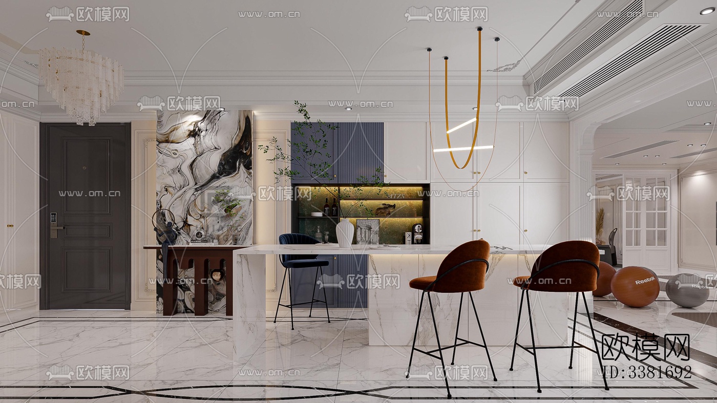 现代别墅效果图下载（渲染图6）