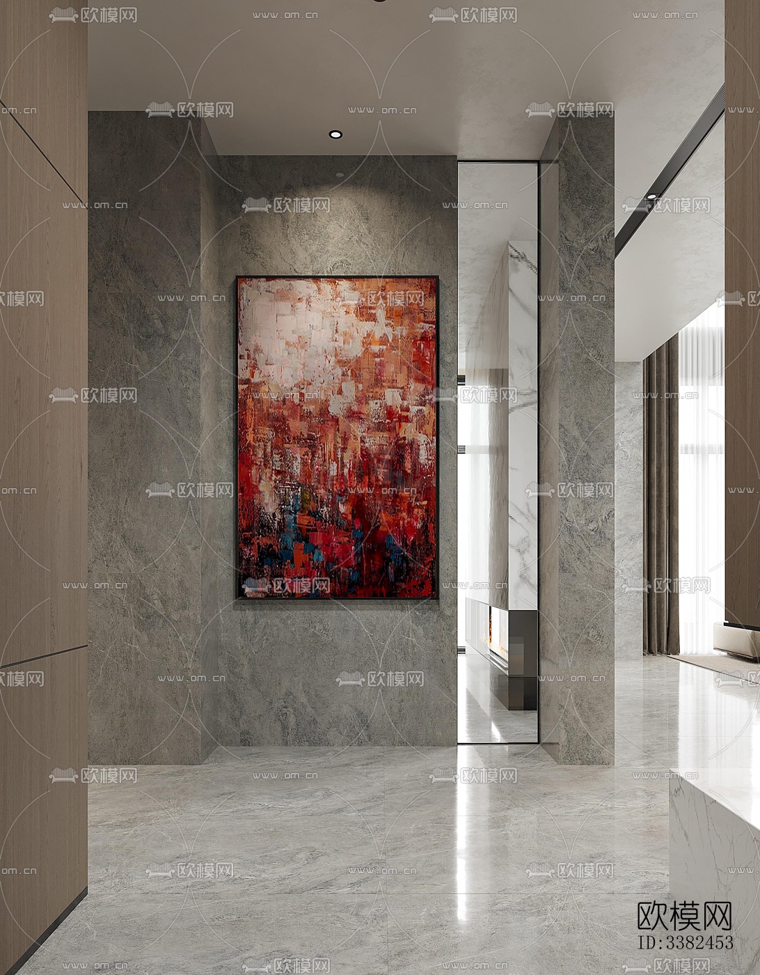 现代别墅效果图下载（渲染图2）