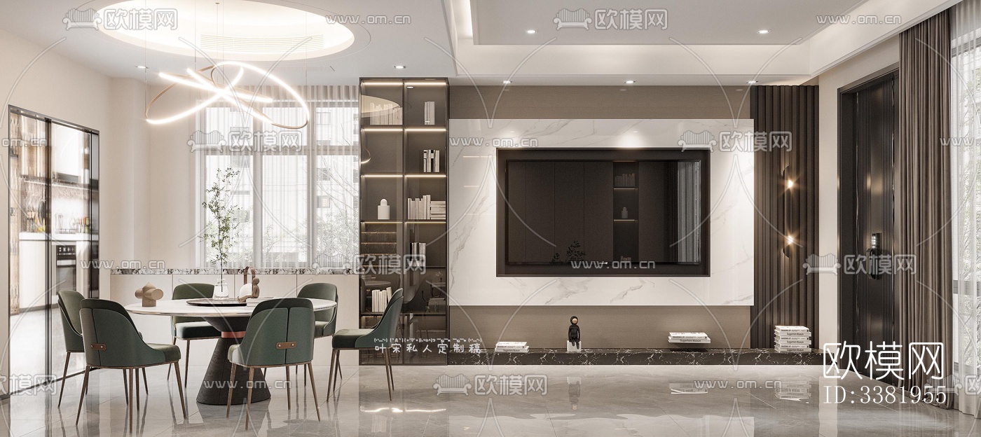 现代别墅效果图下载（渲染图11）