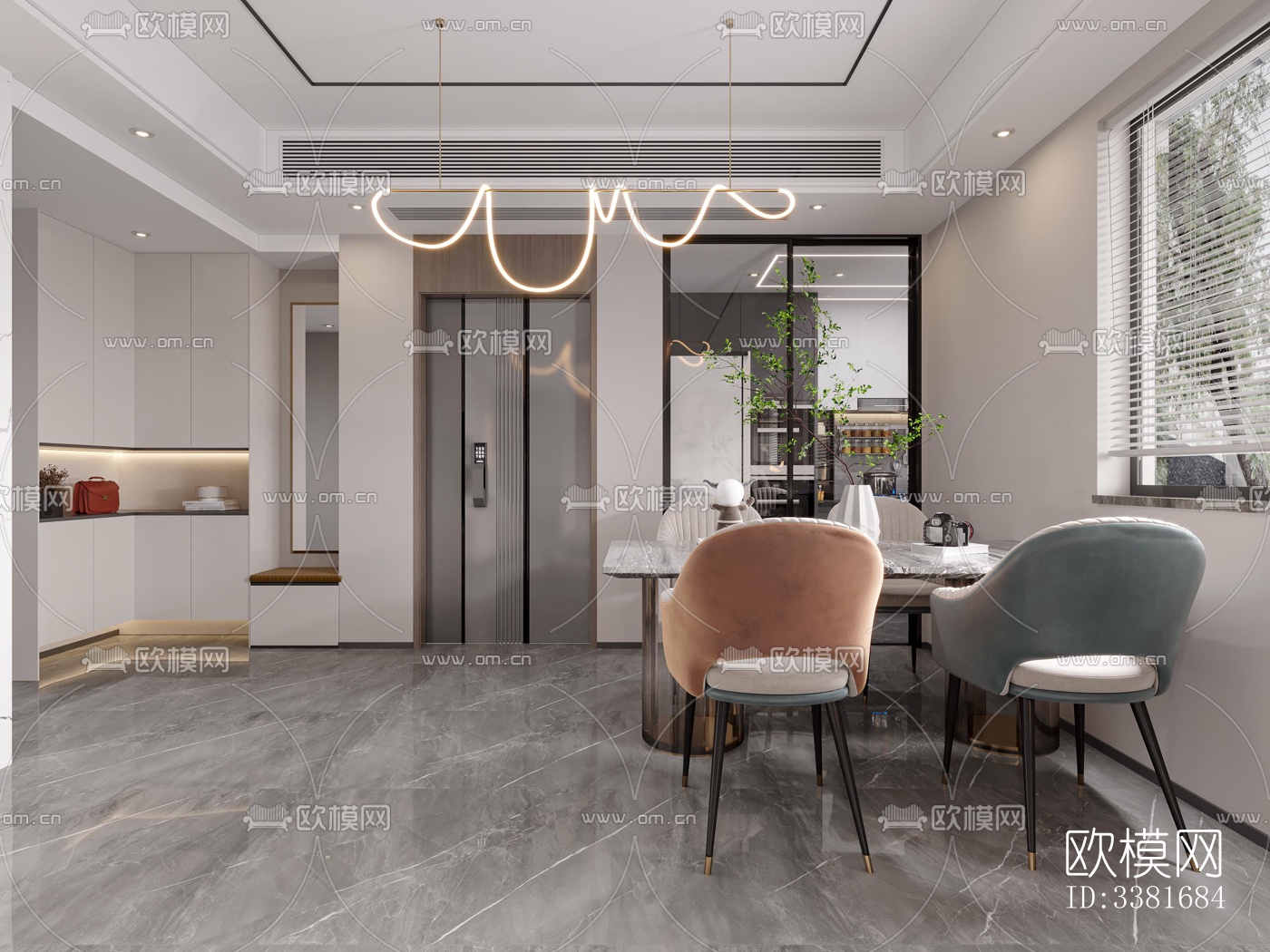 现代别墅效果图下载（渲染图3）