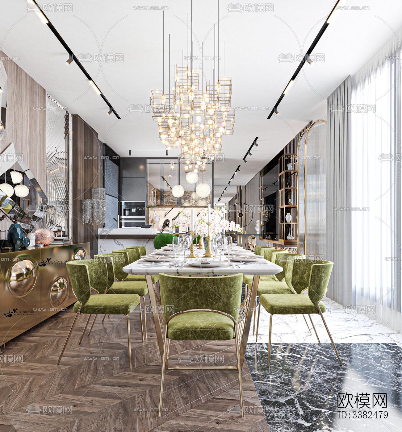 现代别墅效果图下载（渲染图18）