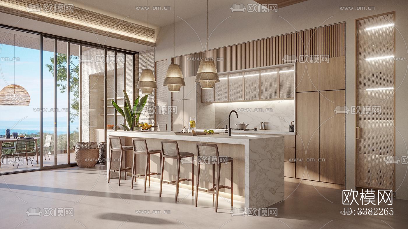 现代别墅效果图下载（渲染图4）