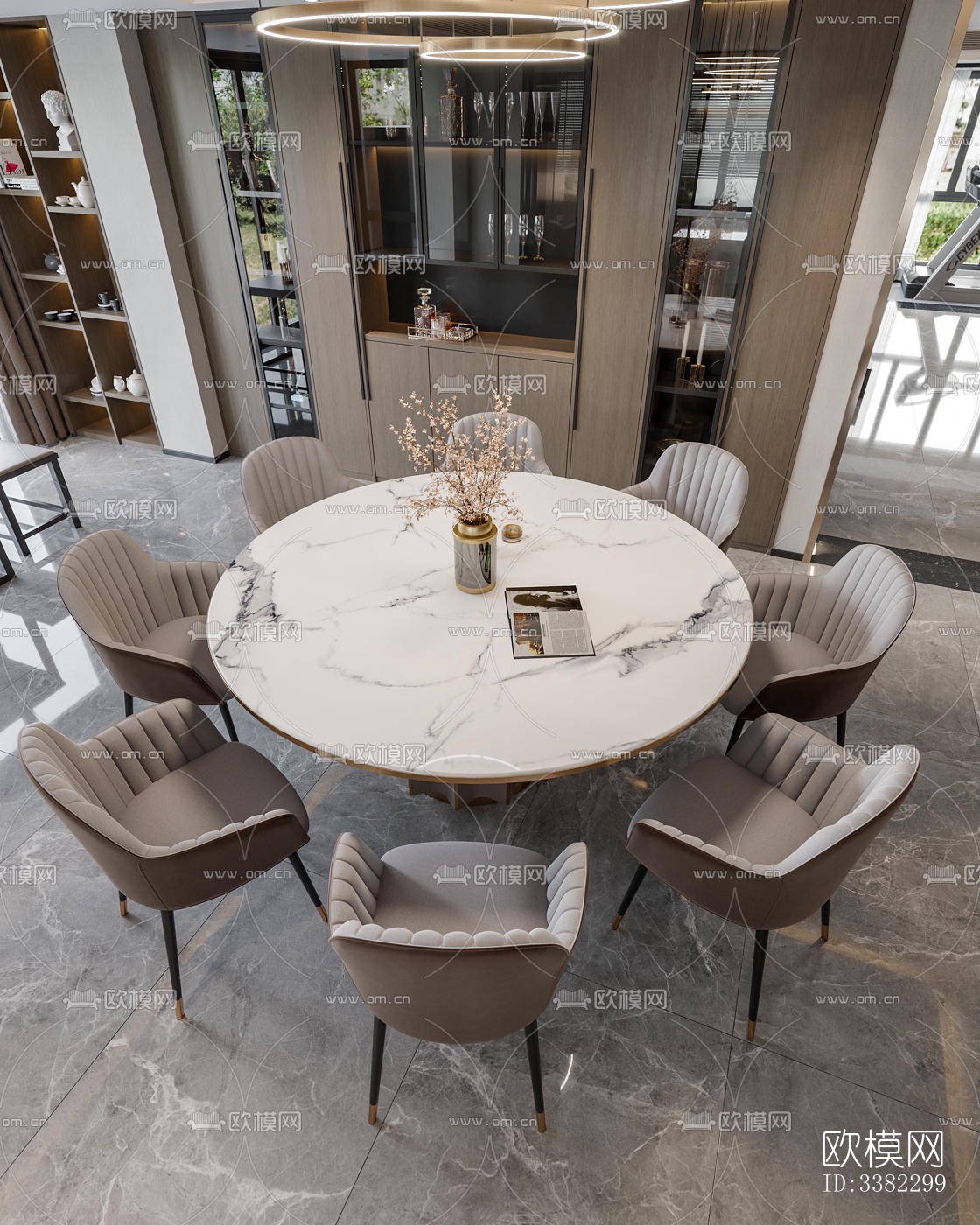 现代别墅效果图下载（渲染图13）