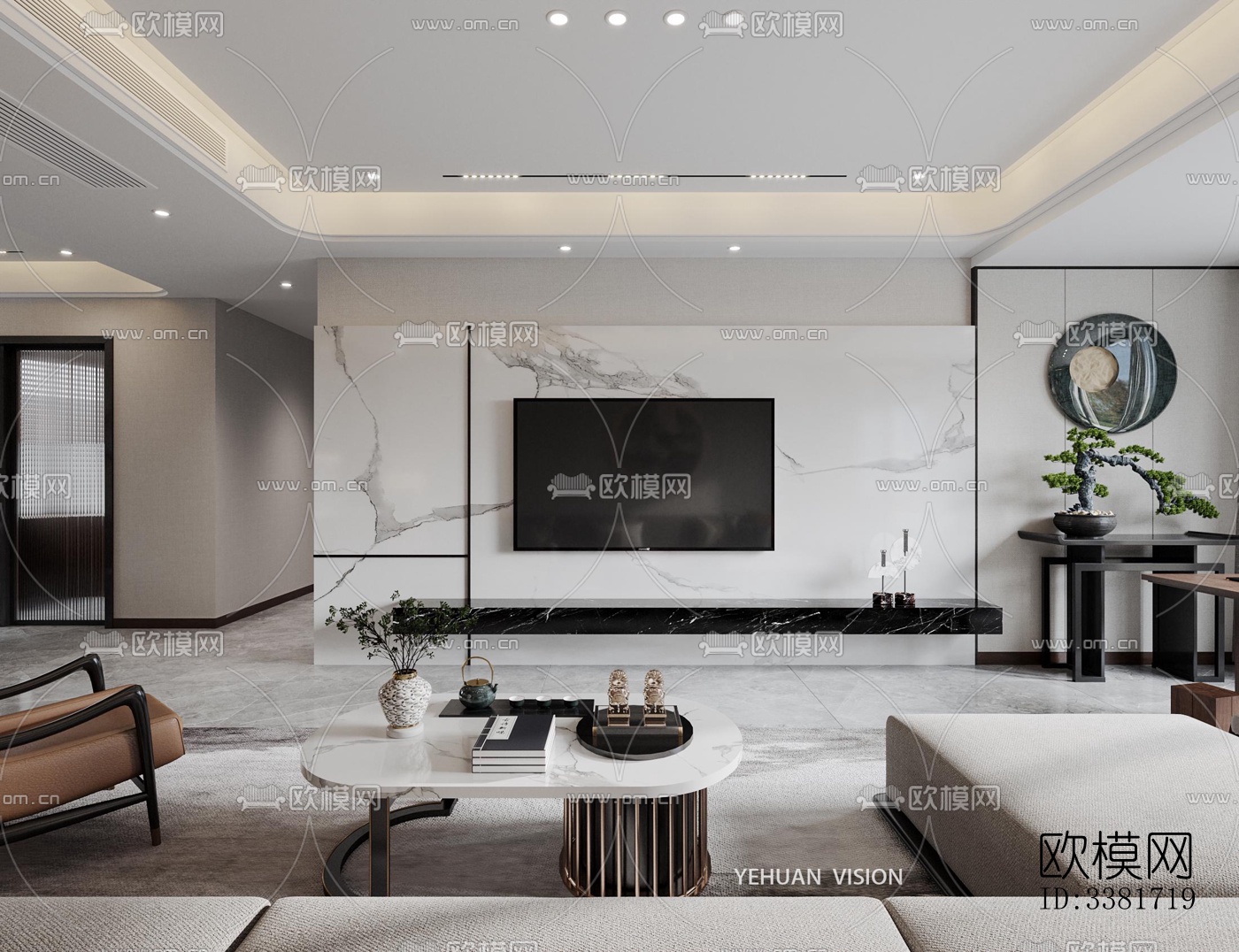 现代别墅效果图下载（渲染图1）