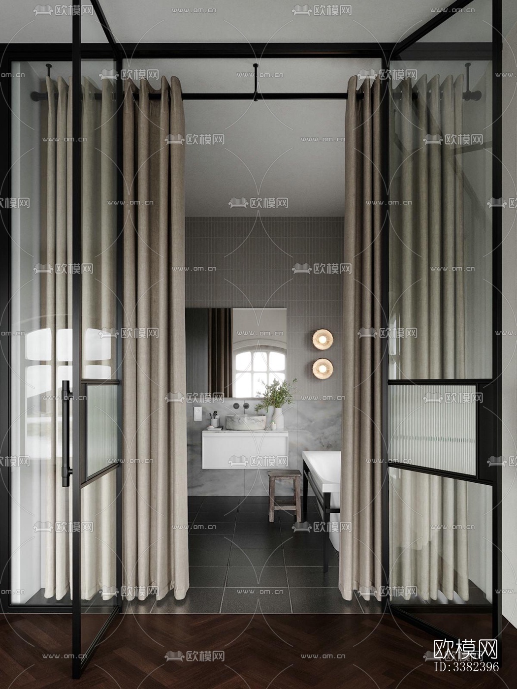 现代别墅效果图下载（渲染图8）