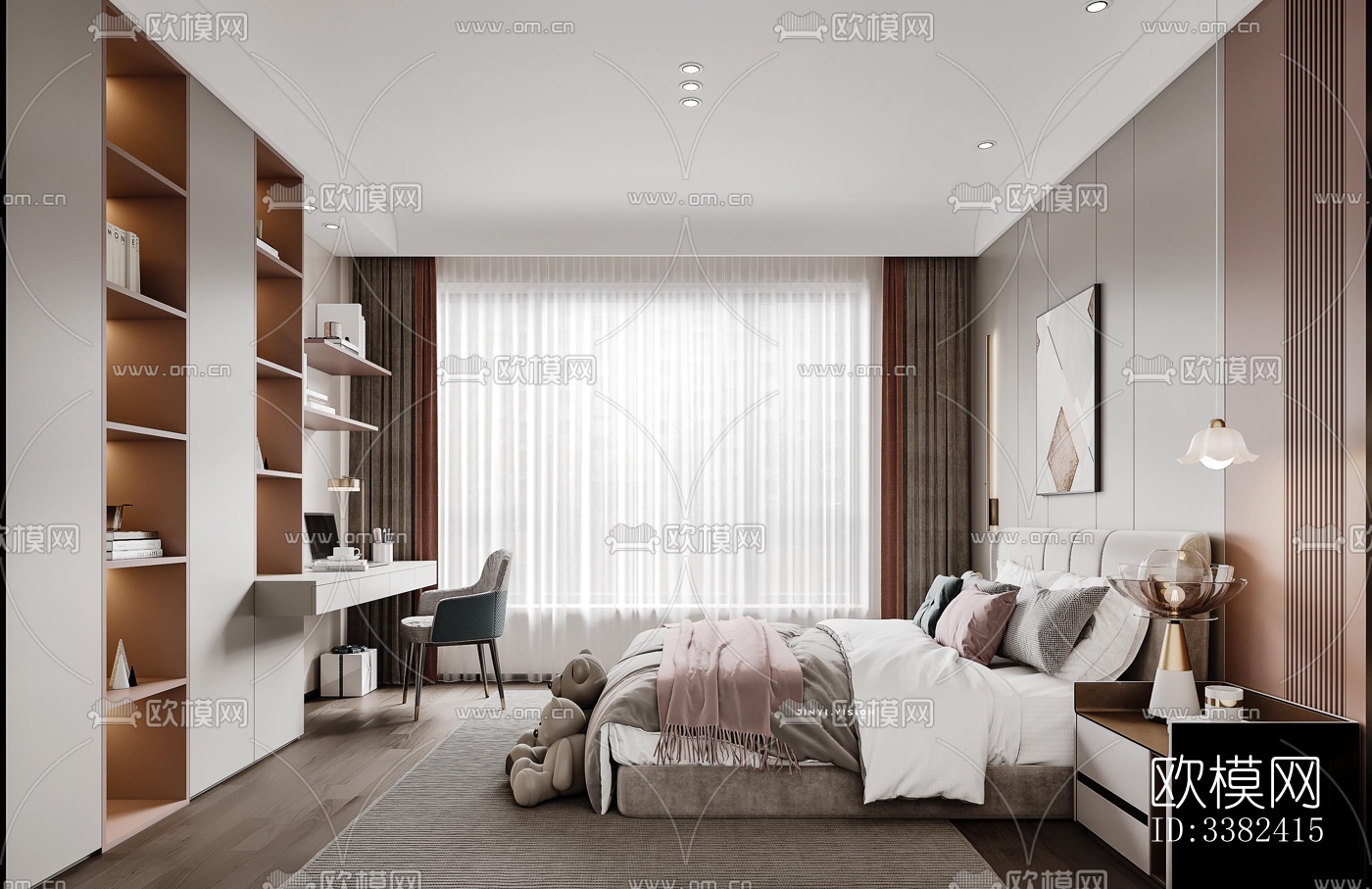 现代别墅效果图下载（渲染图7）