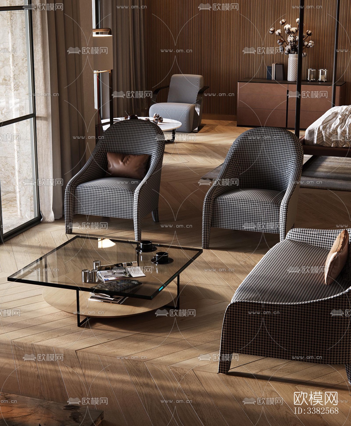 现代别墅效果图下载（渲染图17）