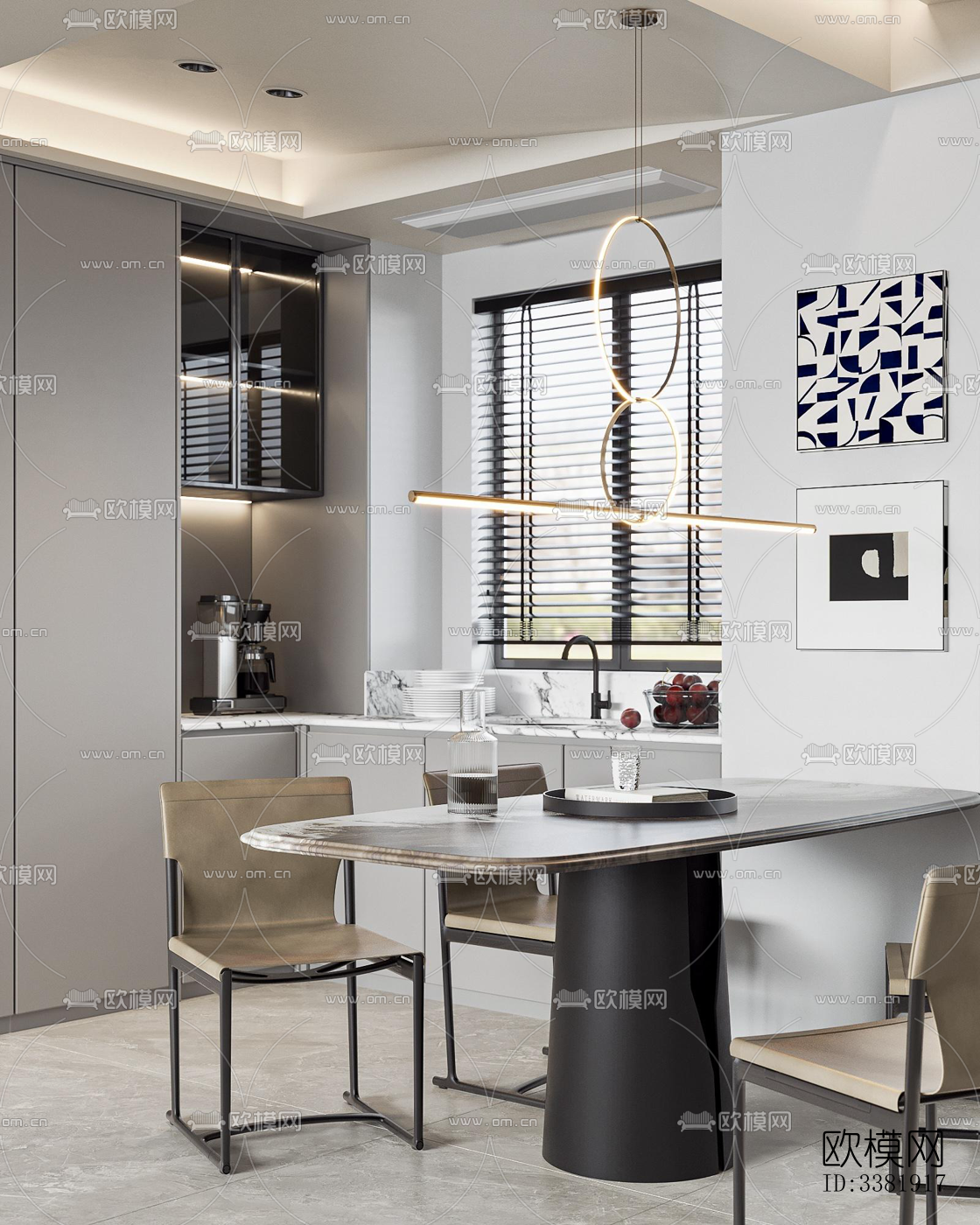 现代别墅效果图下载（渲染图1）