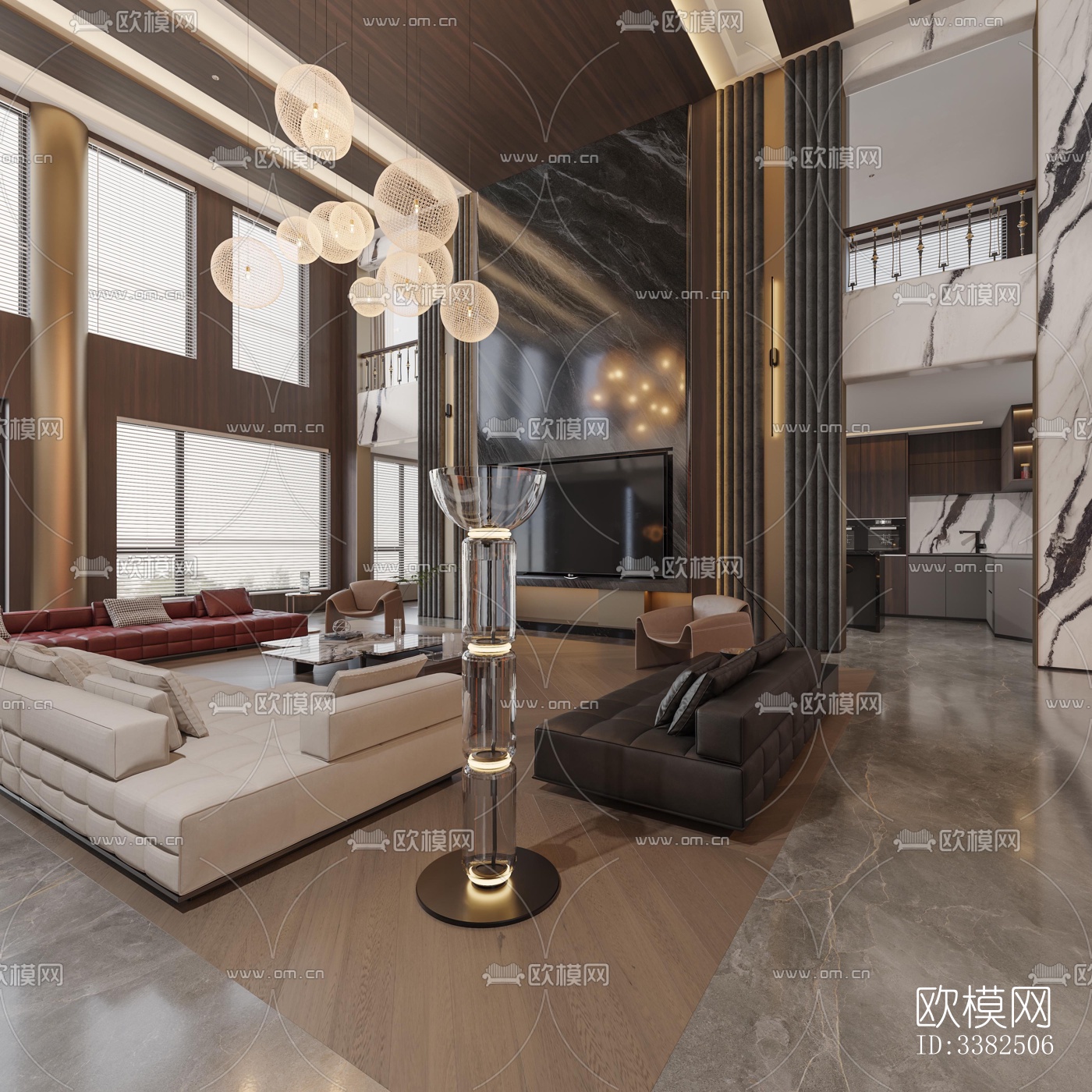 现代别墅效果图下载（渲染图5）