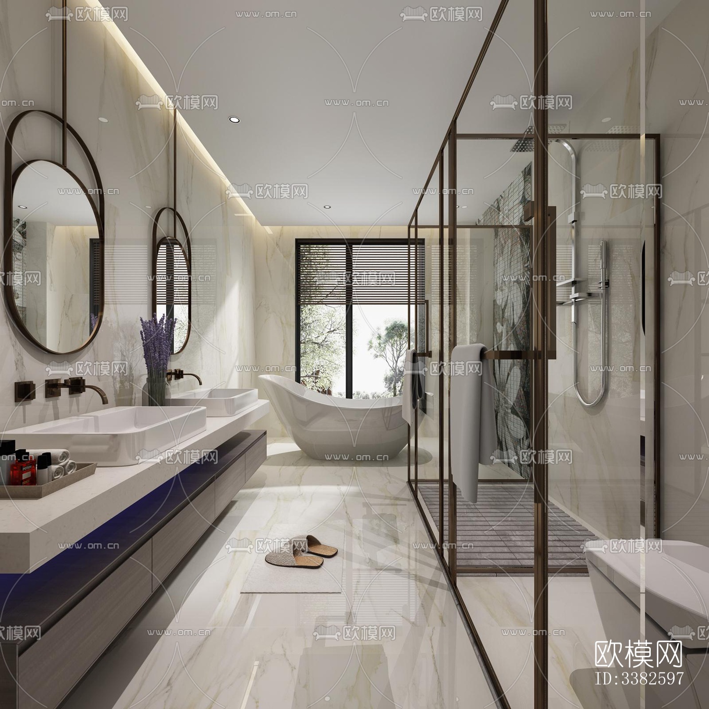 现代别墅效果图下载（渲染图7）