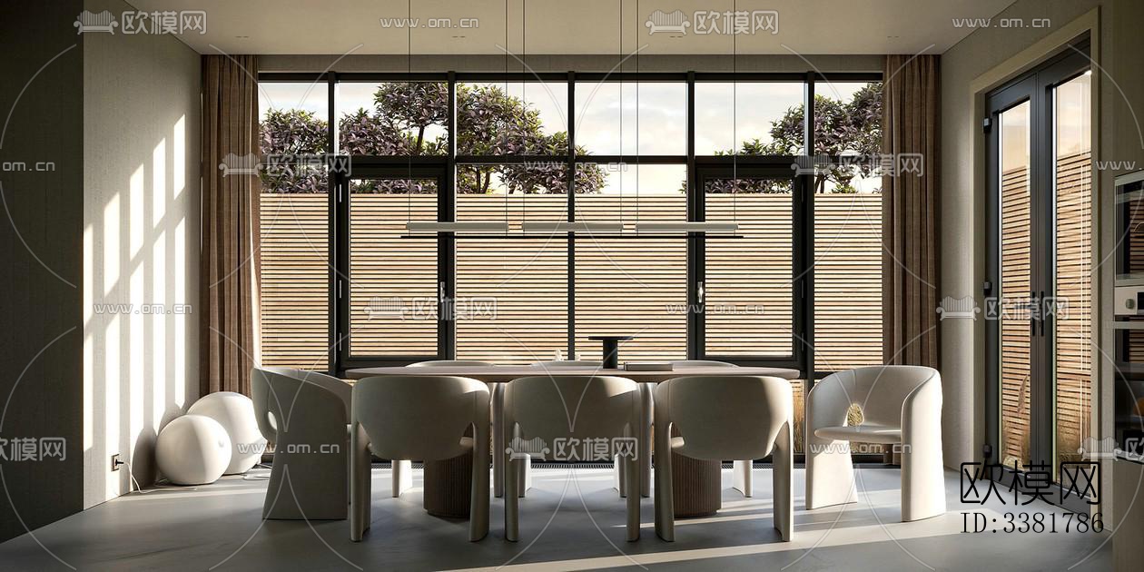 现代别墅效果图下载（渲染图15）